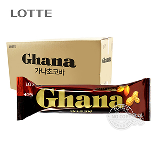[박스]롯데가나초코바땅콩50g x  96입 당떨어질 때